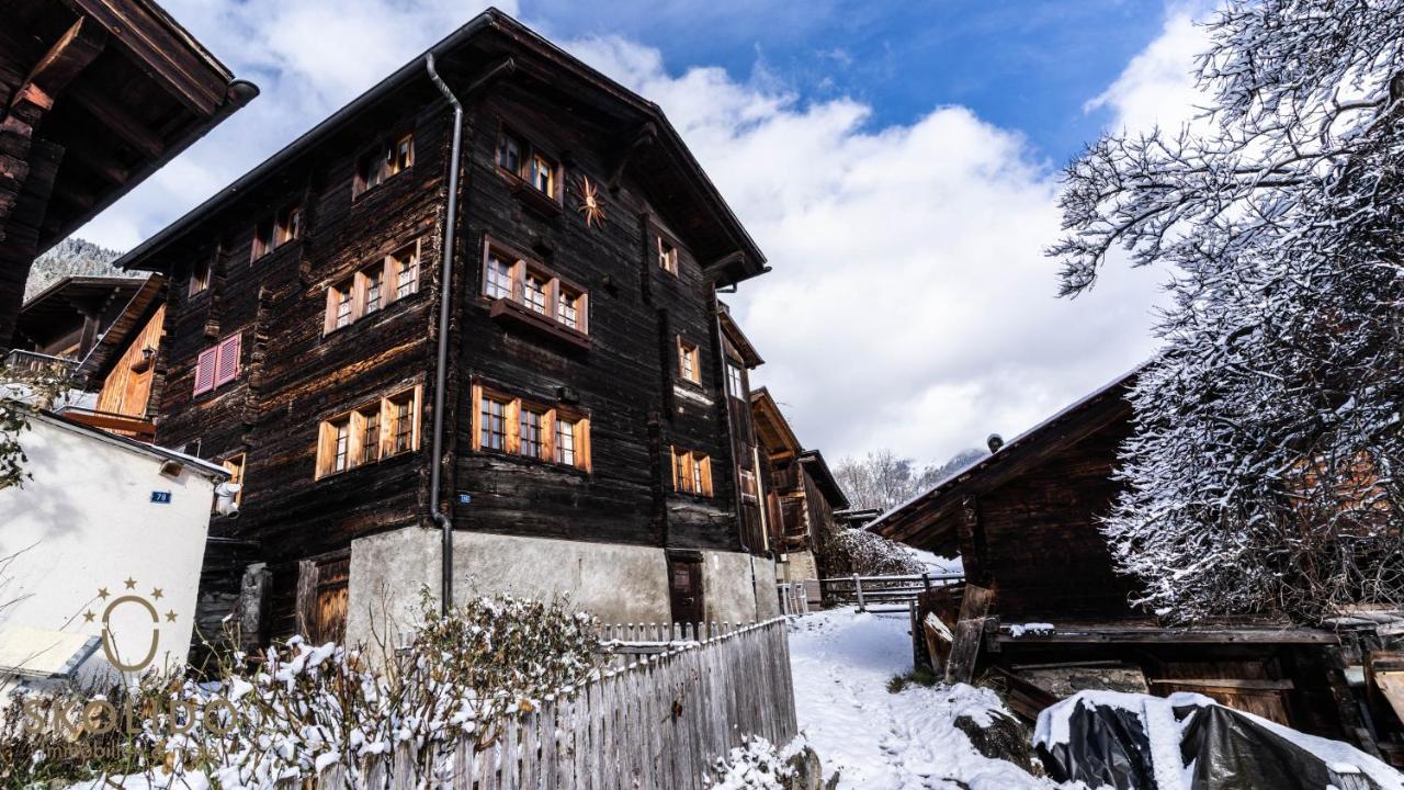 Heimeliges Walliserhaus Fiesch Exterior foto